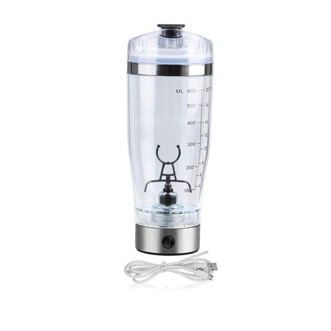 Electric Protein Shaker Bottle — USB Rechargeable