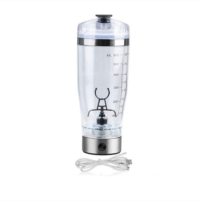 Electric Protein Shaker Bottle — USB Rechargeable